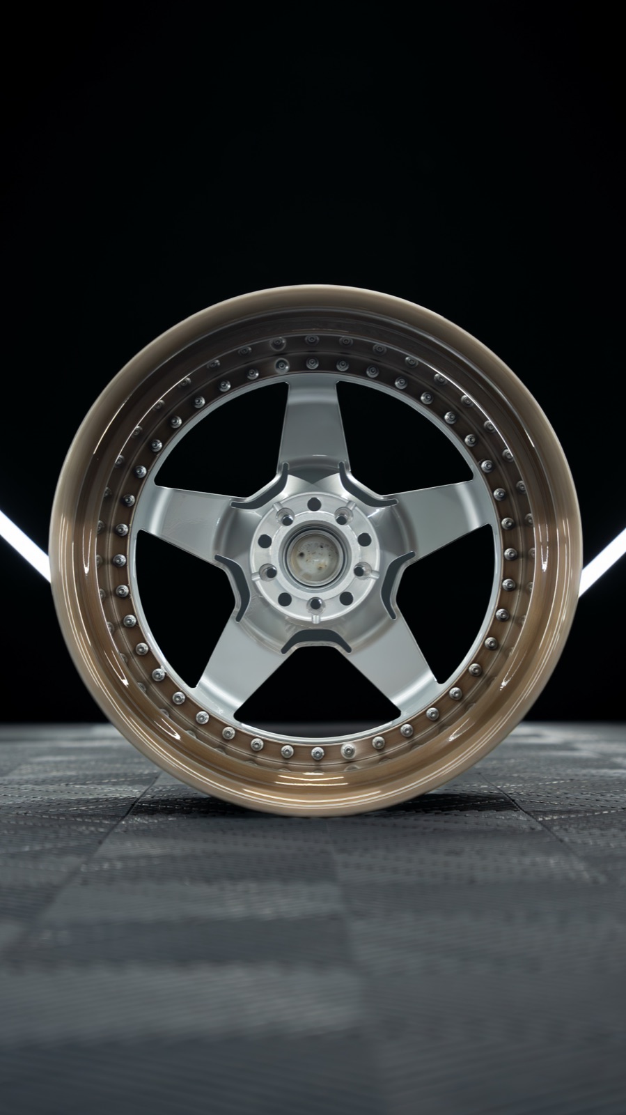 Aphero Forged JD1 wheels — studio product photography, photo 6