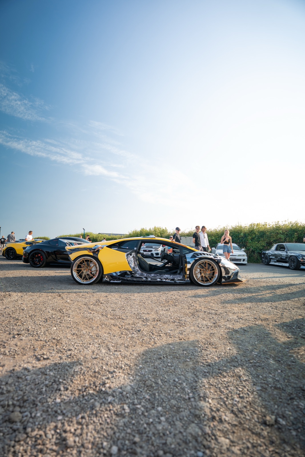 Cars & Cuppas July evening meet — cars and golden-hour atmosphere, photo 2