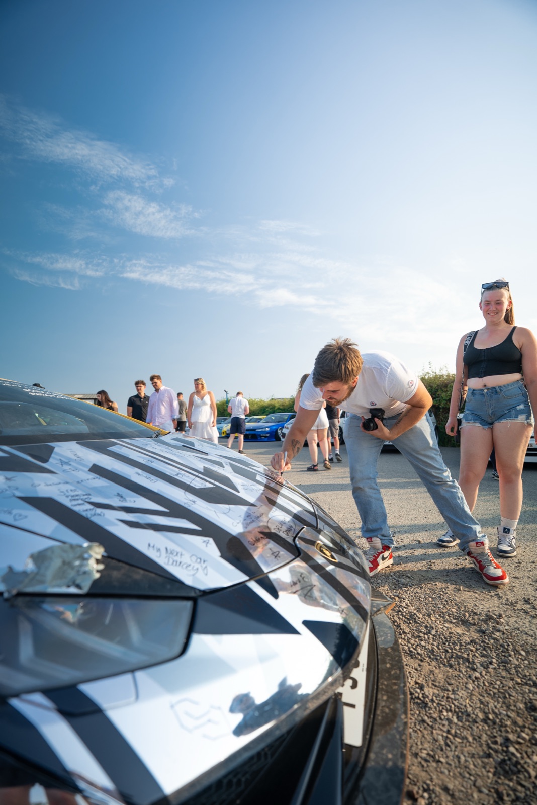 Cars & Cuppas July evening meet — cars and golden-hour atmosphere, photo 3
