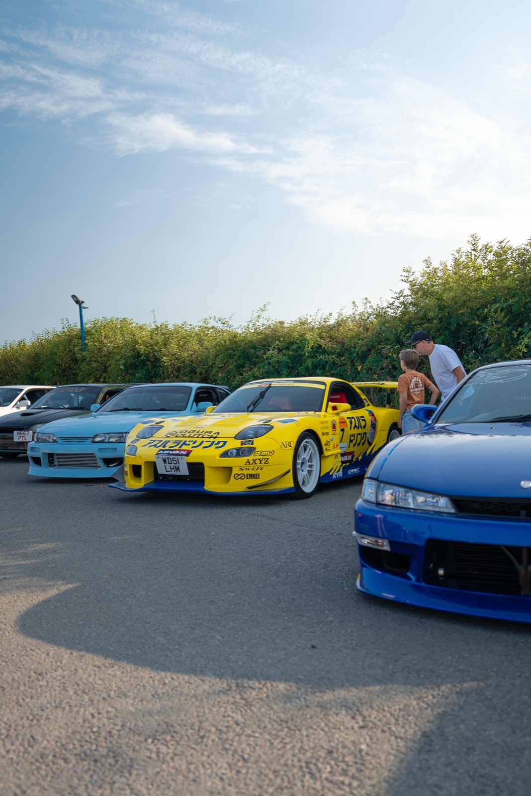 Cars & Cuppas July evening meet — cars and golden-hour atmosphere, photo 5