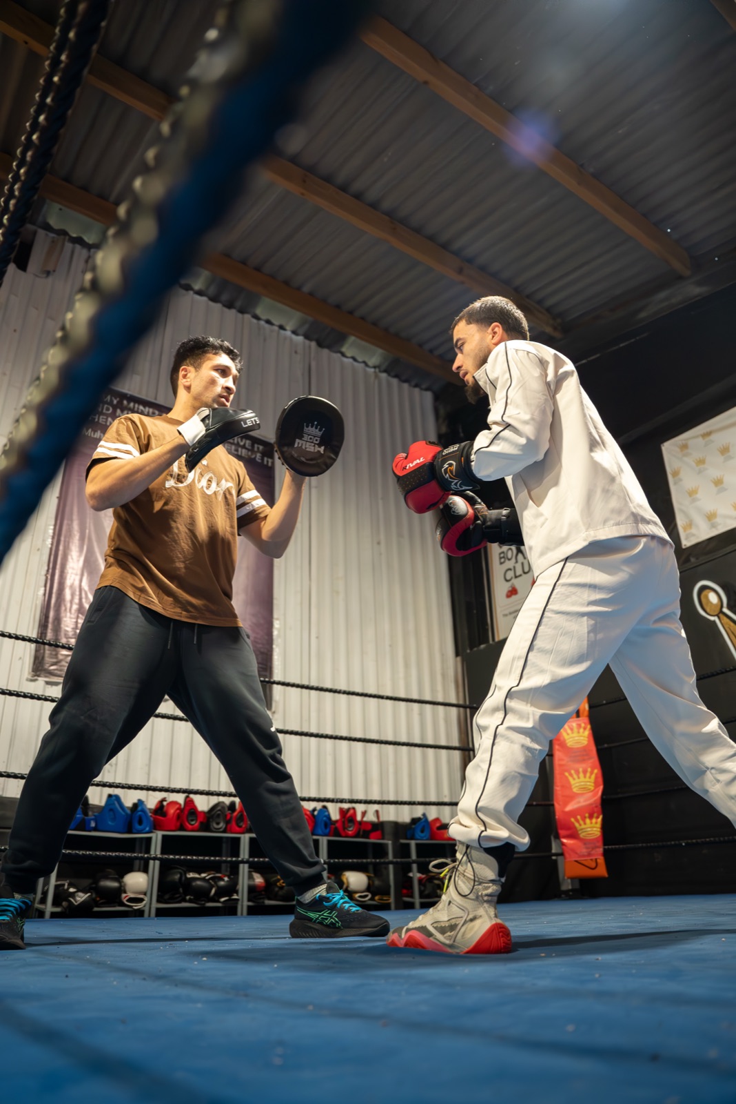 Faisal Boxer — training in the ring