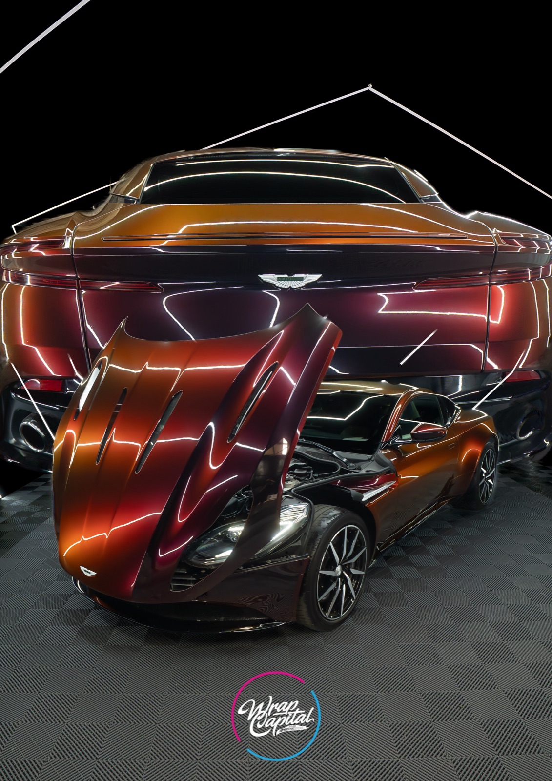 Aston Martin DB11 wrap artwork