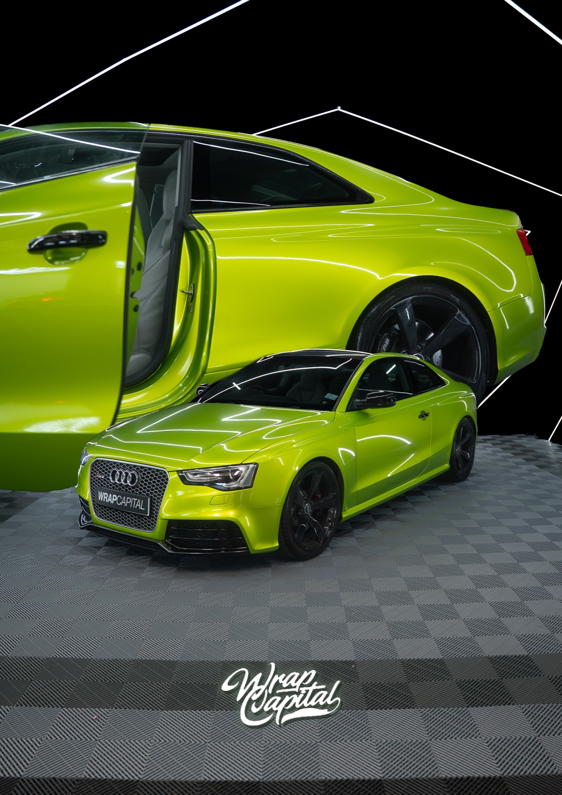 Audi RS5 wrap artwork