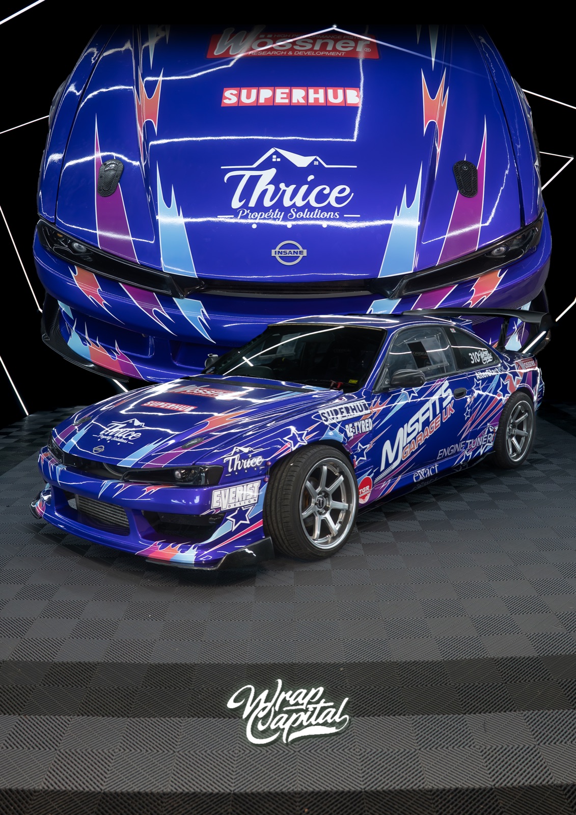 Nissan Silvia Misfits livery artwork