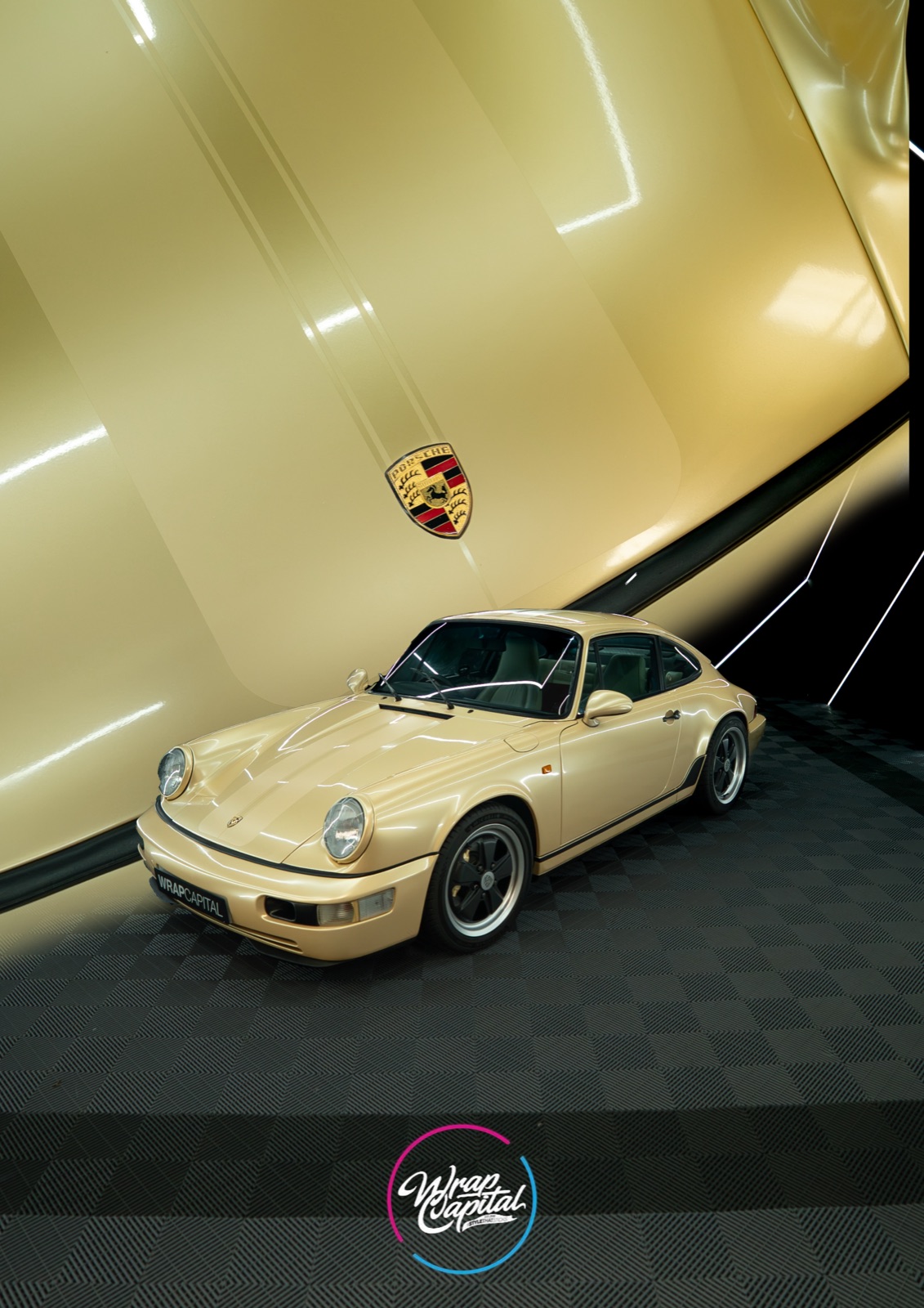 Porsche 964 wrap artwork