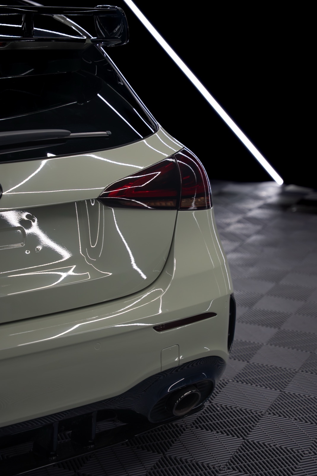 Moss green Teckwrap Mercedes-AMG A45
