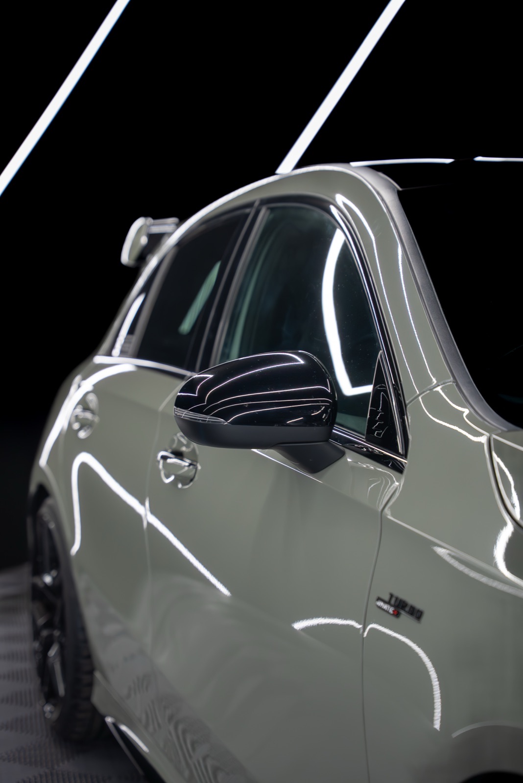 Moss green Teckwrap Mercedes-AMG A45