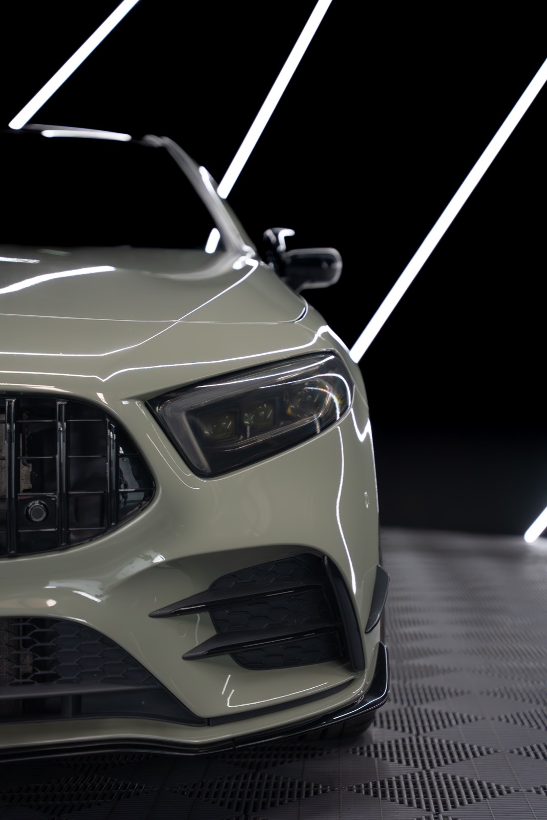 Moss green Teckwrap Mercedes-AMG A45