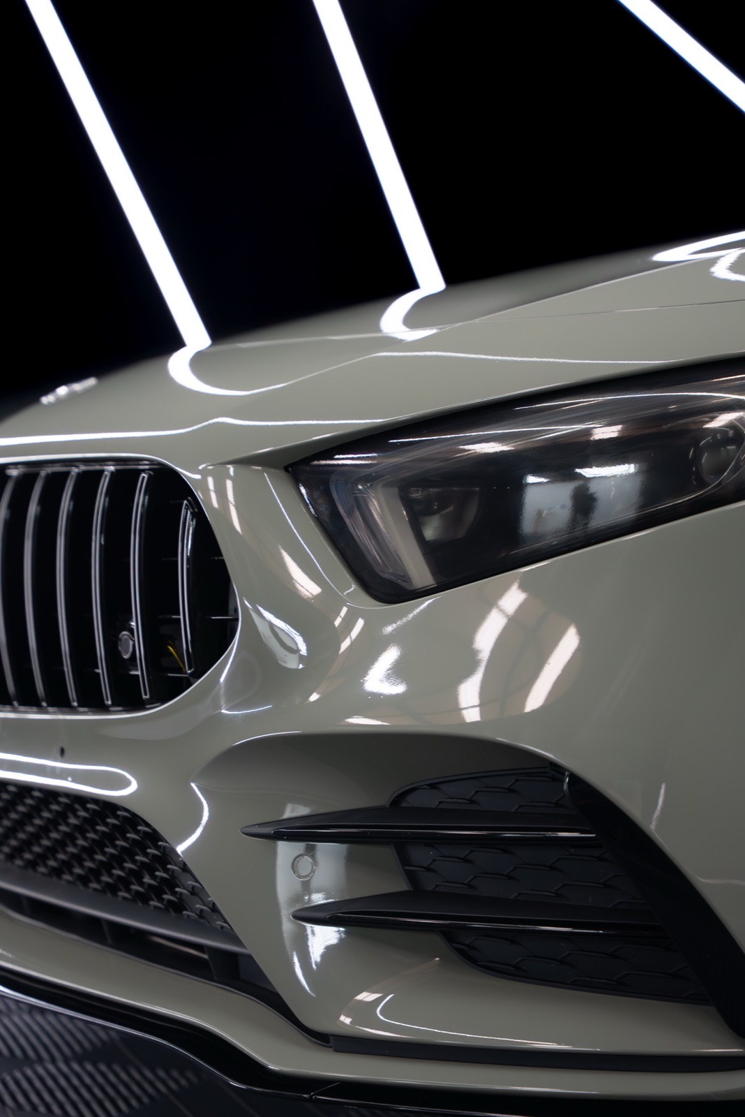 Moss green Teckwrap Mercedes-AMG A45