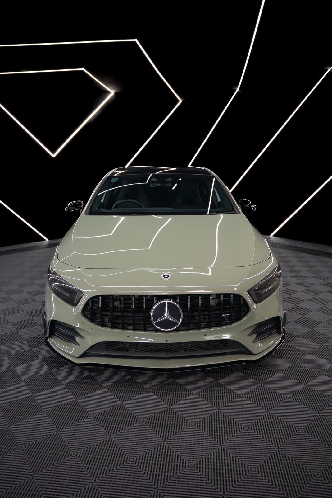 Moss green Teckwrap Mercedes-AMG A45
