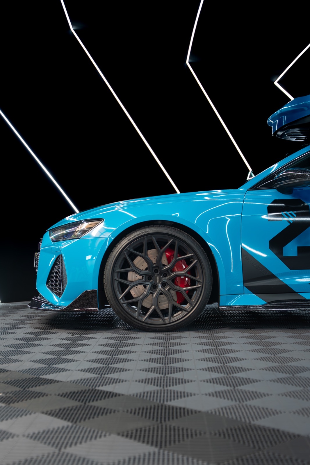 Oracal lagoon blue Audi RS6