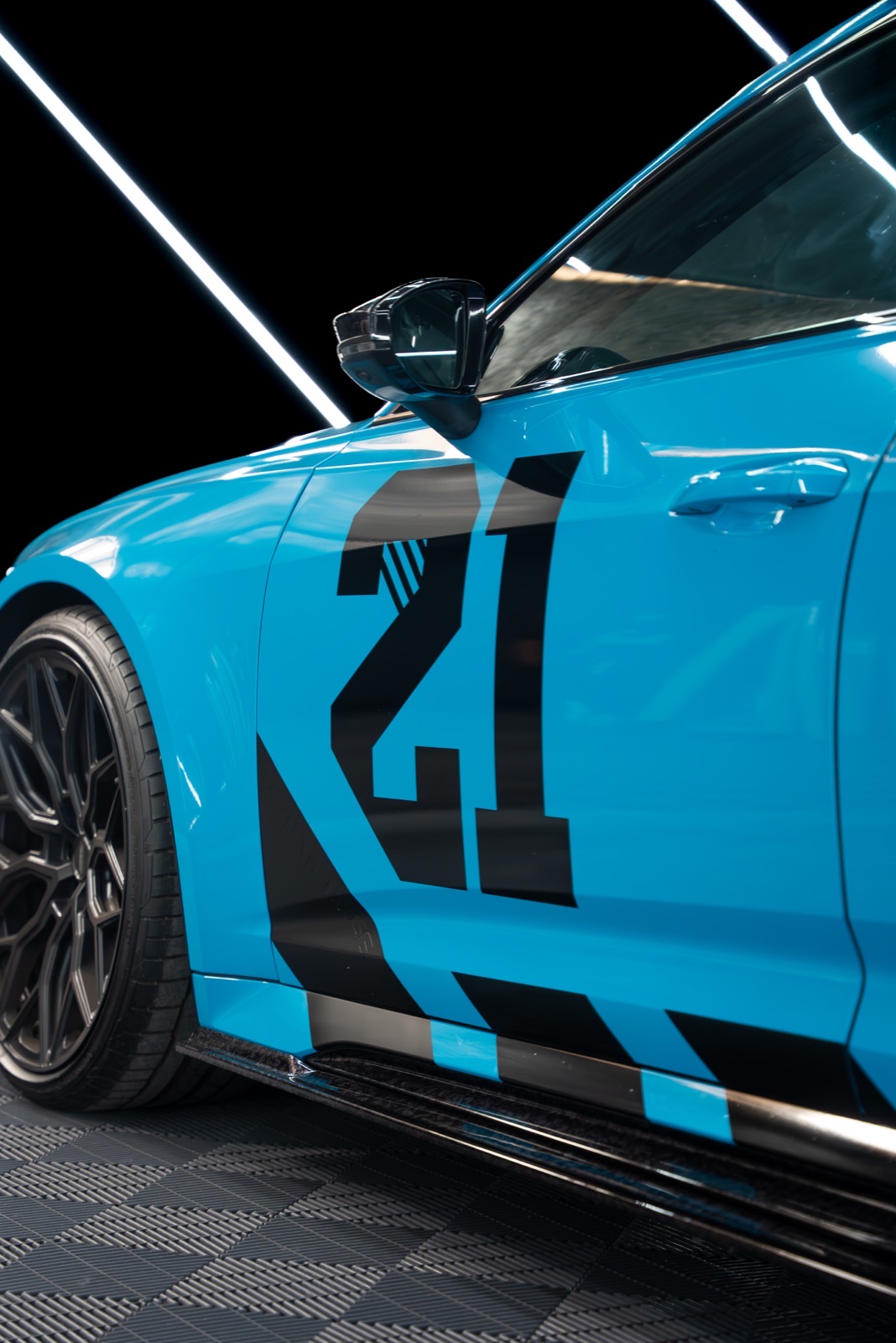 Oracal lagoon blue Audi RS6